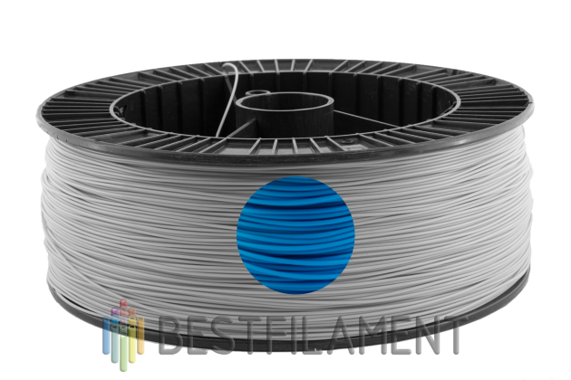 Голубой PETG пластик Bestfilament для 3D-принтеров 2,5 кг (1,75 мм) PETG пластик для 3D-принтера. Диаметр 1,75 мм. Вес 2,5 кг. Цвет голубой