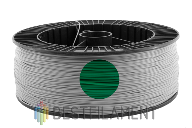 Зеленый PETG пластик Bestfilament для 3D-принтеров 2,5 кг (1,75 мм) PETG пластик для 3D-принтера. Диаметр 1,75 мм. Вес 2,5 кг. Цвет зеленый