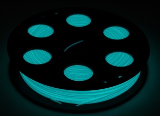Светящийся в темноте ABS пластик Bestfilament для 3D-принтеров, цвет бирюзовый, 0,5 кг (1,75 мм)