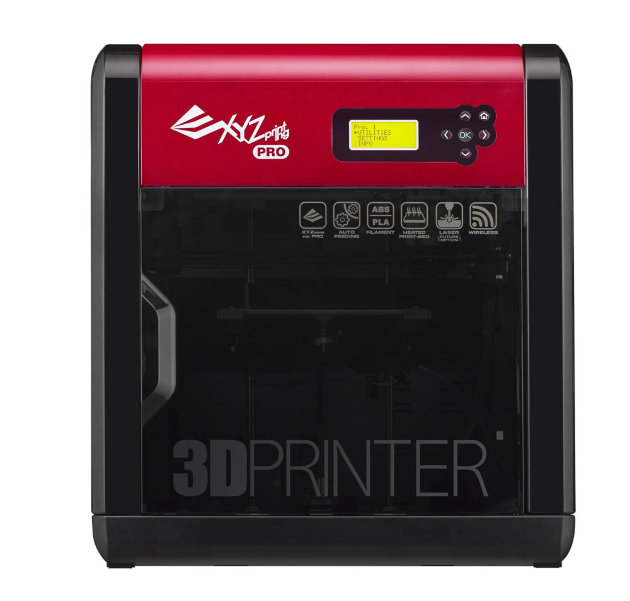 3D принтер XYZPrinting da Vinci 1.0 Pro 3D принтер XYZPrinting da Vinci 1.0 Pro - это 3d- принтер с алюминиевой рабочей платформой 20 x 20 x 20 см и имеет защищенную область печати.