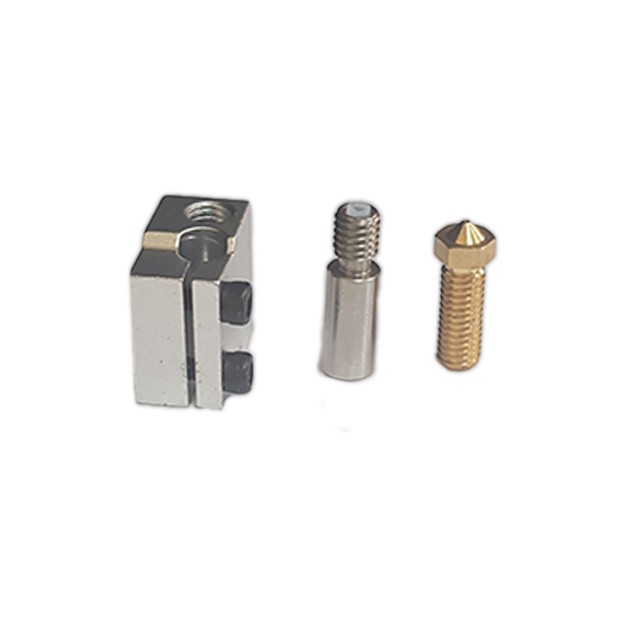 Набор для хотенда в сборе E3DV6 Volcano - сопло+термобарьер+нагревательный блок Набор для хотенда в сборе E3DV6 Volcano - сопло+термобарьер+нагревательный блок