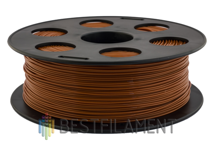 Шоколадный PLA пластик Bestfilament для 3D-принтеров 1 кг (1,75 мм)