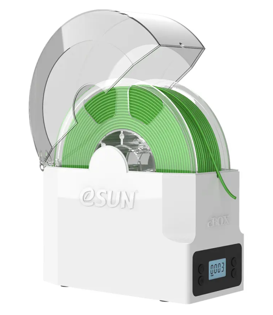 Сушилка для пластика eSUN eBOX Lite Сушилка для пластика eBOX Lite - устройство для хранения филамента с постоянной температурой и влажностью, влаго- и пыленепроницаемое, с функцией нагрева, специально разработанное eSUN для нитей для 3D-печати.