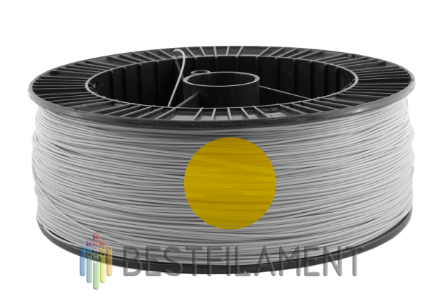 Желтый PLA пластик Bestfilament для 3D-принтеров 2,5 кг (1,75 мм) PLA пластик для 3D-принтера. Диаметр 1,75 мм. Вес 2,5 кг. Цвет желтый