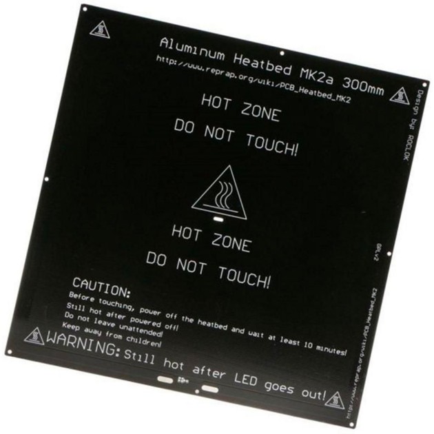 Стол нагревательный алюминиевый MK2a 300*300mm 12V Стол нагревательный алюминиевый MK2a 300*300mm 12V