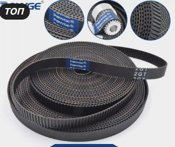 Синхронный ремень синхронизации POWGE 2MGT, ширина 3/6/9/10/15 мм, резиновый, 