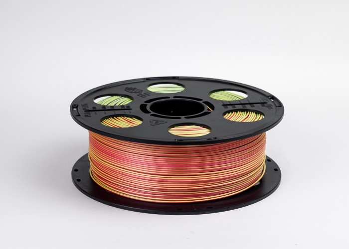 Трехцветный PLA шелк красный желтый синий пластик Bestfilament для 3D-принтеров 1 кг (1,75 мм)