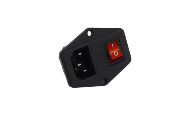 Розетка IEC-320-C14 +выключатель