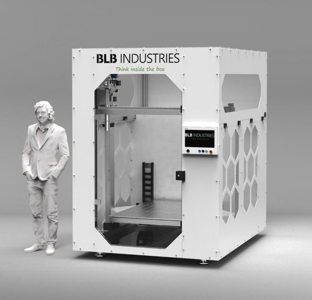 3D-принтер BLB Industries The Box Base BLB Industries The Box Base является одним из самых больших 3D принтеров в мире. Область построения: 150 х 100 х 100 см.