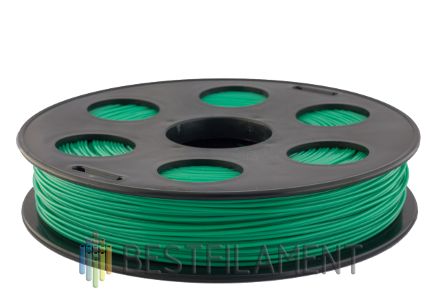Зеленый PLA пластик Bestfilament для 3D-принтеров 0,5 кг (1,75 мм) PLA пластик для 3D-принтера. Диаметр 1,75 мм. Вес 0.5 кг. Цвет зеленый
