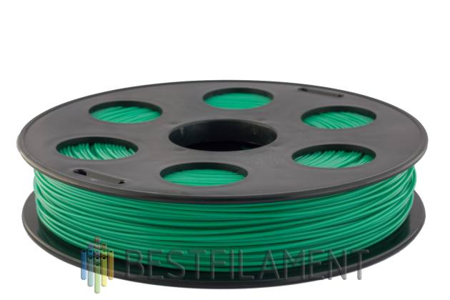 Зеленый HIPS Bestfilament для 3D-принтеров 0.5 кг (1,75 мм) HIPS пластик для 3D-принтера. Диаметр 1,75 мм. Вес 0.5 кг. Цвет зеленый