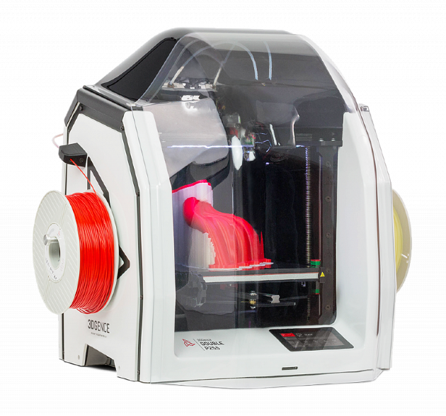 ​3D принтер 3DGence DOUBLE P255 ​3DGence DOUBLE P255 – 3D принтер с двойным экструдером. Область печати: 19 × 25.5 × 19.5 см.