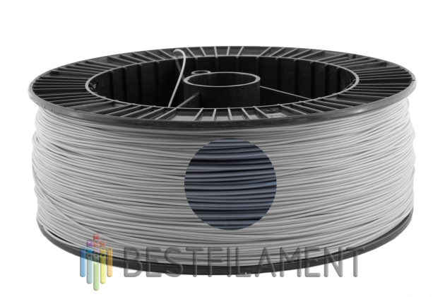 Темно-серый PETG пластик Bestfilament для 3D-принтеров 2,5 кг (1,75 мм) PETG пластик для 3D-принтера. Диаметр 1,75 мм. Вес 2,5 кг. Цвет темно-серый