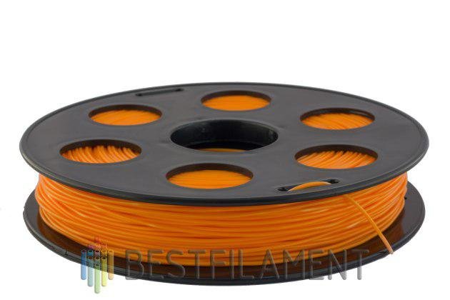 Оранжевый PLA пластик Bestfilament для 3D-принтеров 0.5 кг (1,75 мм) PLA пластик для 3D-принтера. Диаметр 1,75 мм. Вес 0.5 кг. Цвет оранжевый