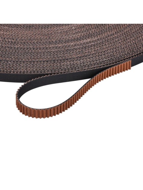 Ремень зубчатый противоскользящий GT2 6мм 1м размотка карбоновый корд Ремень зубчатый противоскользящий GT2 6мм 1м размотка карбоновый корд