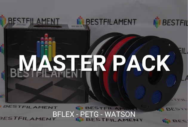 BESTFILAMENT master pack (FLEX+PETG+Watson) Набор для профессионалов, включающий в себя главные новинки линейки пластиков BestFilament!