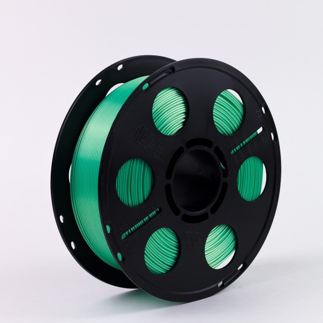 Зеленый PLA-шелк пластик Bestfilament для 3D-принтеров 1 кг (1,75 мм) Новый пластик PLA-шелк для 3D-принтера. Диаметр 1,75 мм. Вес 1 кг. Цвет зеленый