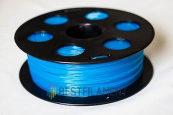 Флуоресцентный PETG пластик Bestfilament для 3D-принтеров, цвет голубой, 0.5 кг (1,75 мм)