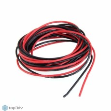 Провод AWG20 силиконовый 3м красный+3м черный Провод AWG20 силиконовый 3м красный+3м черный