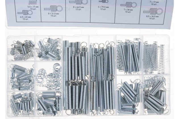 Набор пружин 200шт СибТех Набор пружин 200 шт СибТех