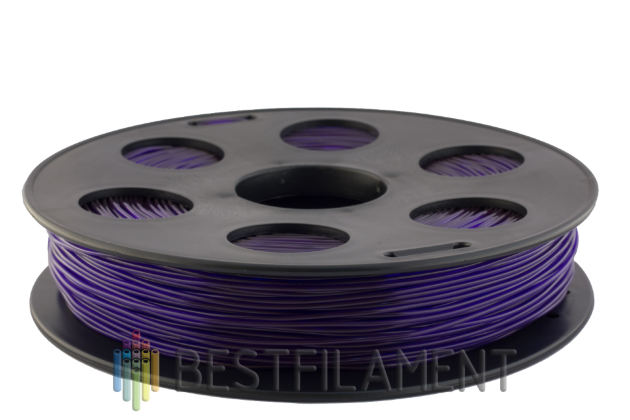 Фиолетовый PETG пластик Bestfilament для 3D-принтеров 0.5 кг (1,75 мм) PETG пластик для 3D-принтера. Диаметр 1,75 мм. Вес 0.5 кг. Цвет фиолетовый