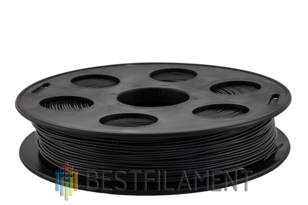 Черный BFNylon пластик Bestfilament для 3D-принтеров 0.5 кг (1,75 мм) Прочный материал, очень стойкий к истиранию.