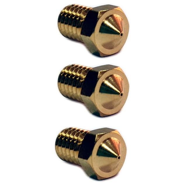 Сопло E3D 0.1 мм латунь 3шт Сопло E3D 0.1 мм латунь 3шт