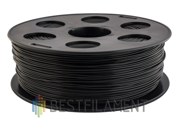 Черный ABS пластик Bestfilament для 3D-принтеров 1 кг (1,75 мм) АБС пластик для 3D-принтера. Диаметр 1,75 мм. Вес 1 кг. Цвет черный