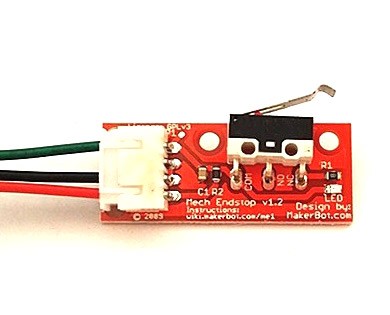 Выключатель концевой механический Выключатель концевой механический на плате с разъемом