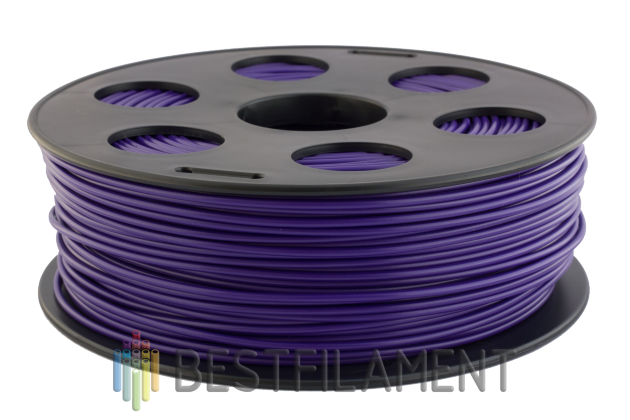 Фиолетовый PLA пластик Bestfilament для 3D-принтеров 1 кг (2.85 мм) PLA пластик для 3D-принтера. Диаметр 2.85 мм. Вес 1 кг. Цвет фиолетовый