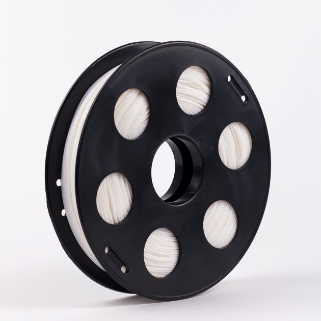 Белый Bflex пластик Bestfilament для 3D-принтеров 0.5 кг (1,75 мм) Гибкий резиноподобный пластик BFlex пластик для 3D-принтера. Диаметр 1,75 мм. Вес 0.5 кг. Цвет белый