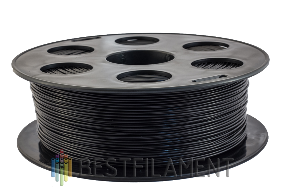 Черный PETG пластик Bestfilament для 3D-принтеров 1 кг (1,75 мм)