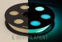 Светящийся в темноте PLA пластик Bestfilament для 3D-принтеров, цвет бирюзовый, 0,5 кг (1,75 мм)