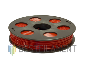 Красный Bflex пластик Bestfilament для 3D-принтеров 0.5 кг (2,85 мм)